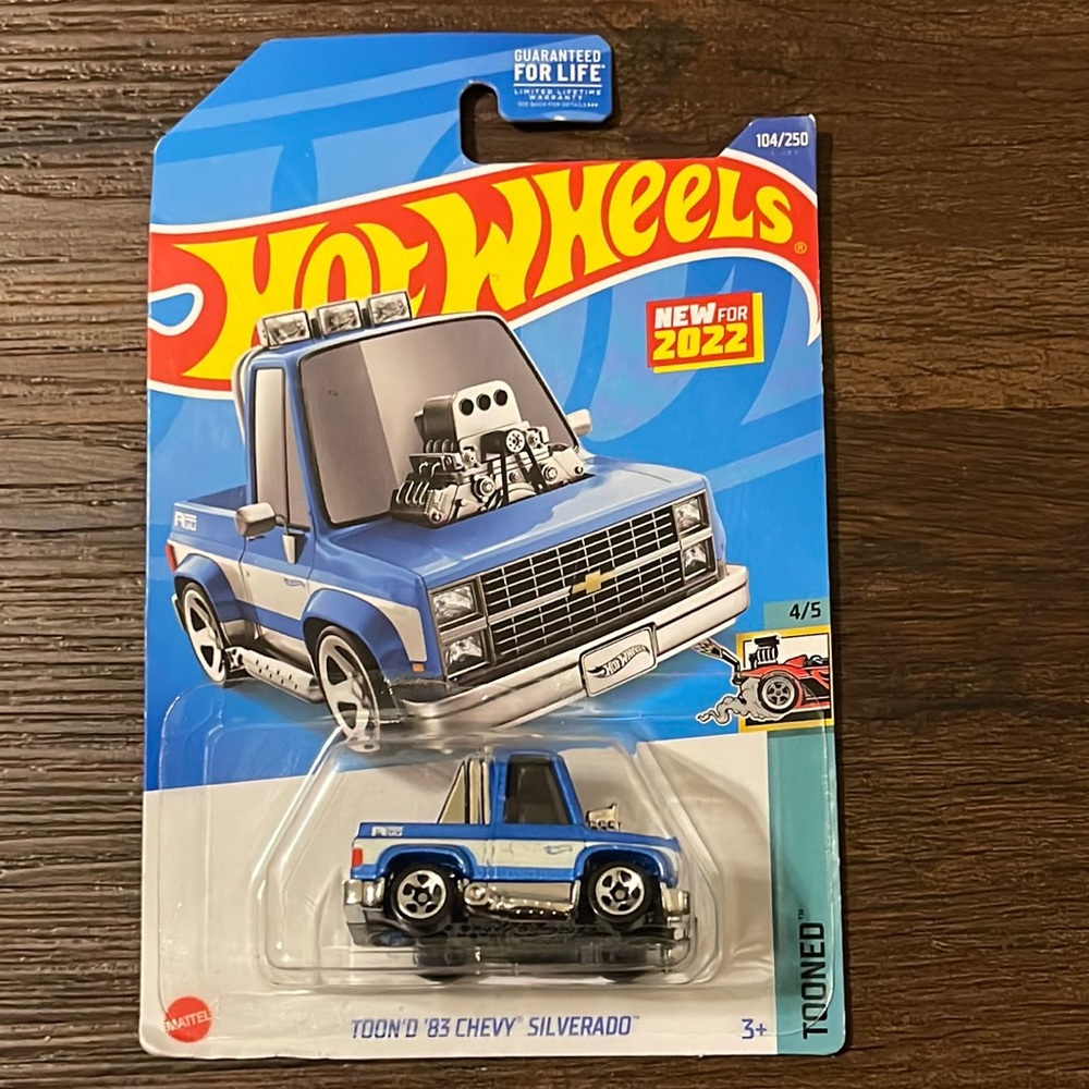 Tooned ‘83 Chevy Silverado Hot Wheels New For 2022